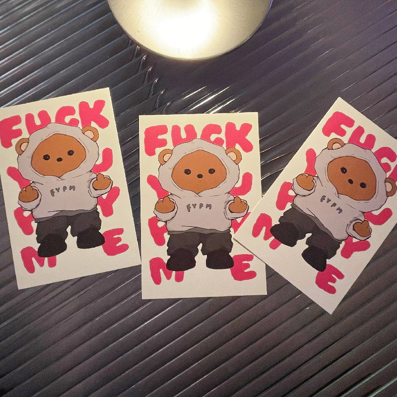 F*uck you pay me post card set