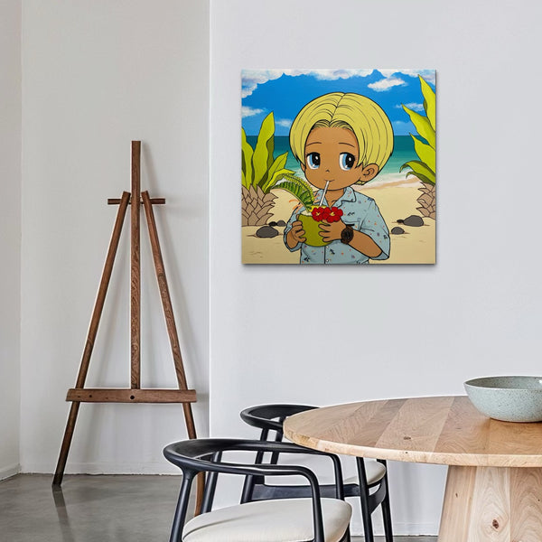 'Beach day' original painting