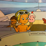 'A boat day' original painting