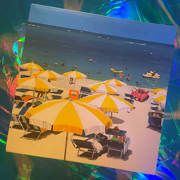 'Beach day' original painting