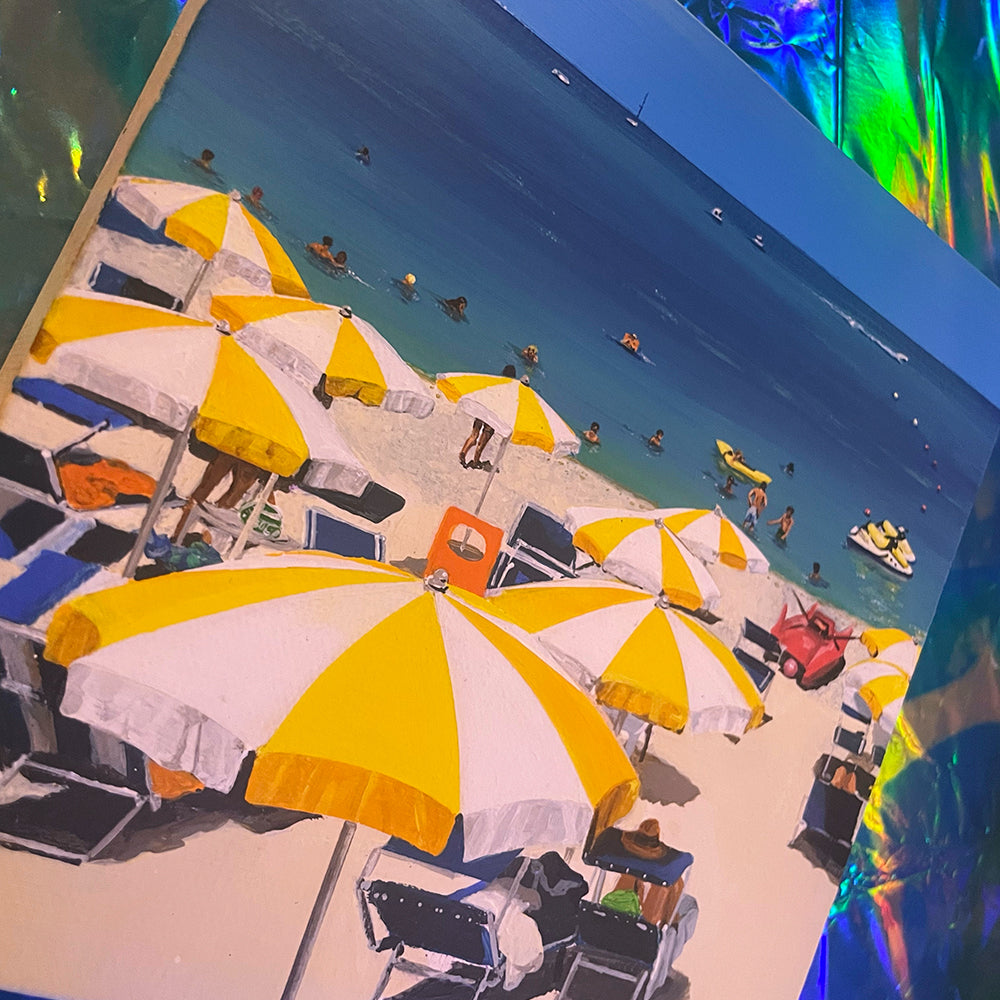 'Beach day' original painting