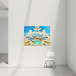 'A boat day' original painting