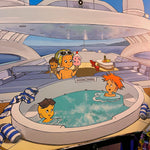 'A boat day' original painting