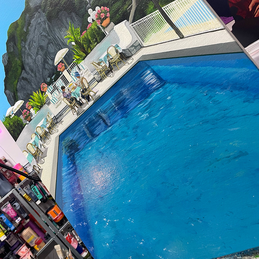 'The breakfast club' (capri) original painting