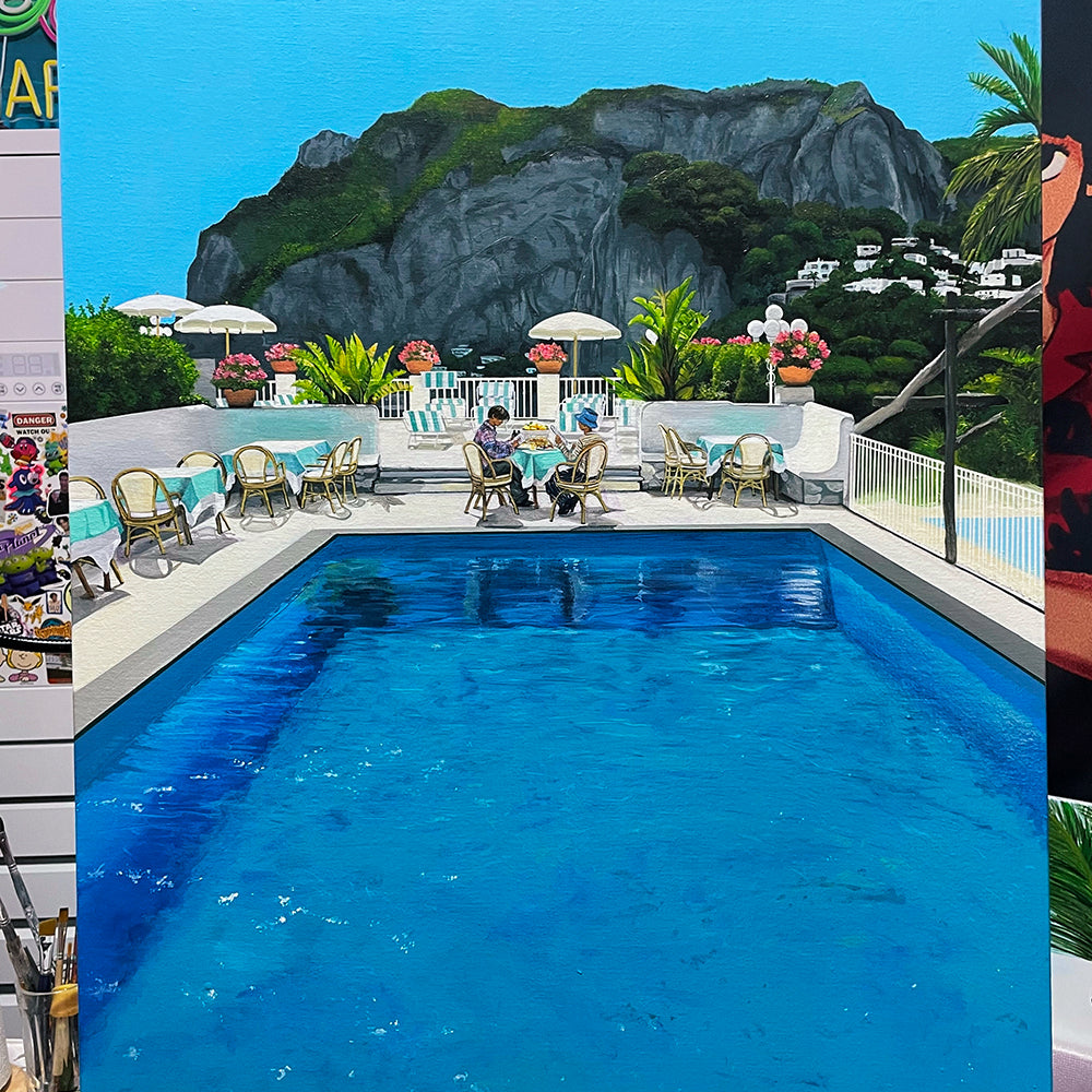 'The breakfast club' (capri) original painting