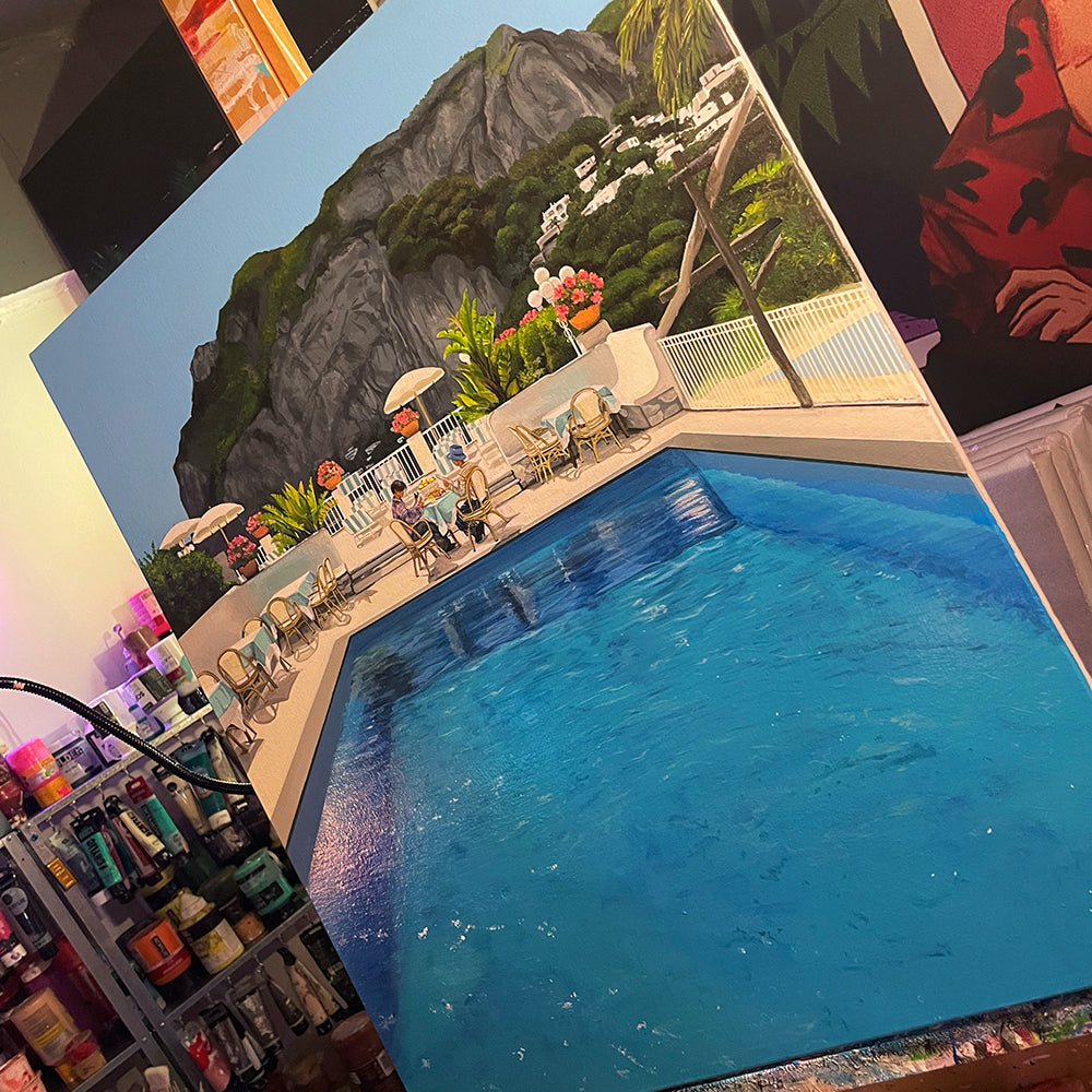 'The breakfast club' (capri) original painting