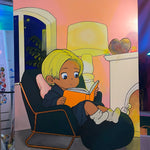 Cozy night (favorite time of the day) Original painting