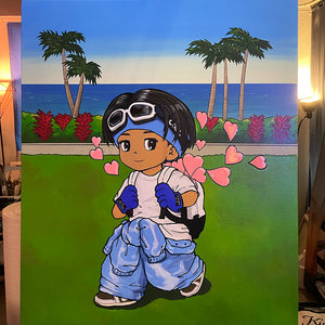 Cool boy original painting