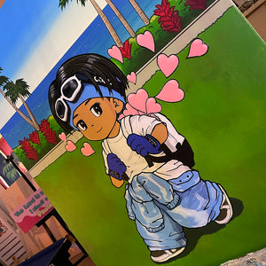 Cool boy original painting