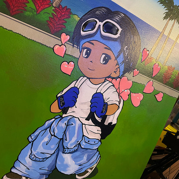 Cool boy original painting