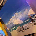 'Clear water beach' original painting