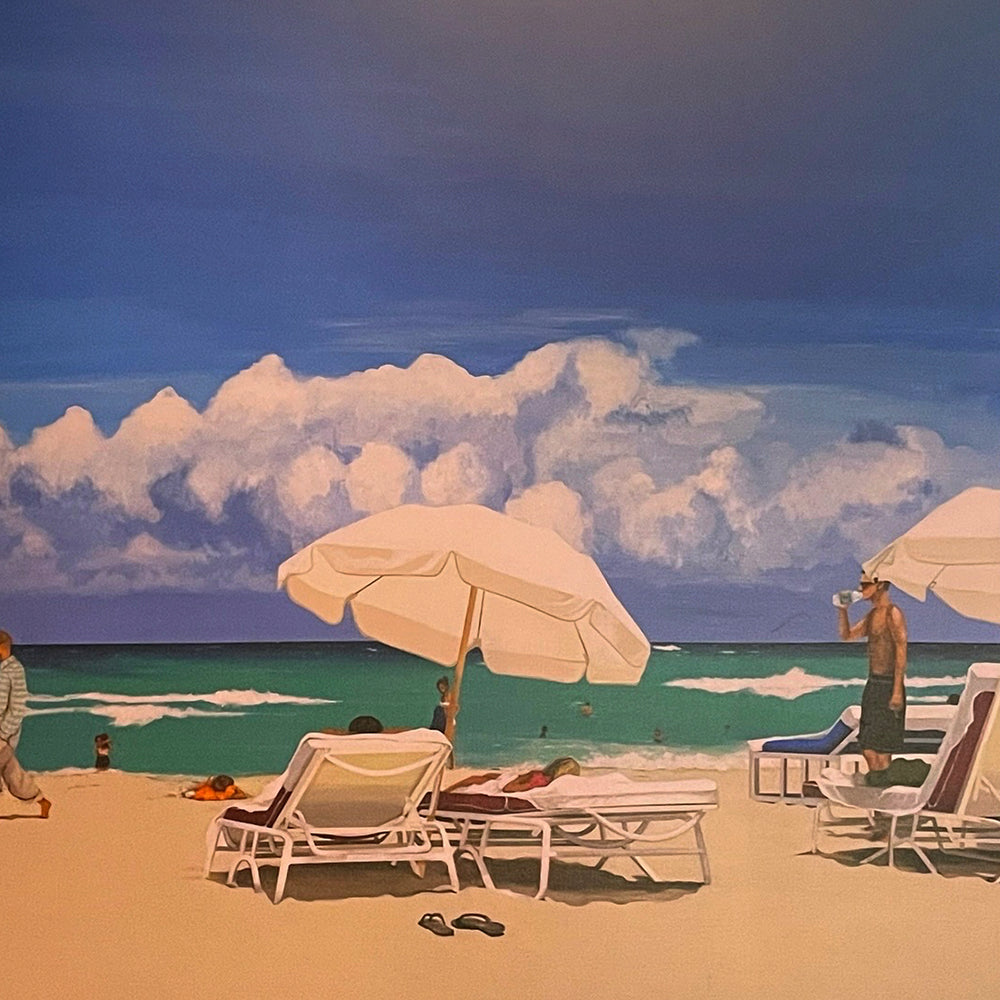 'Clear water beach' original painting