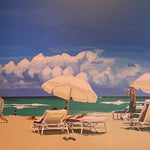 'Clear water beach' original painting