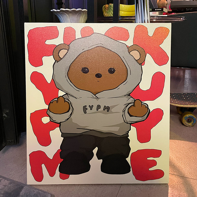 F**K YOU PAY ME limited edition canvas