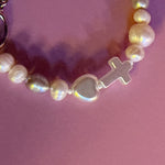 God is love' pearl bracelet