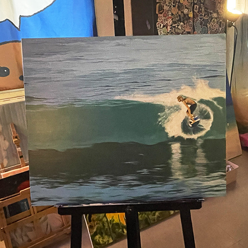 'GO SKIM' original painting