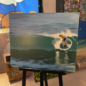 'GO SKIM' original painting