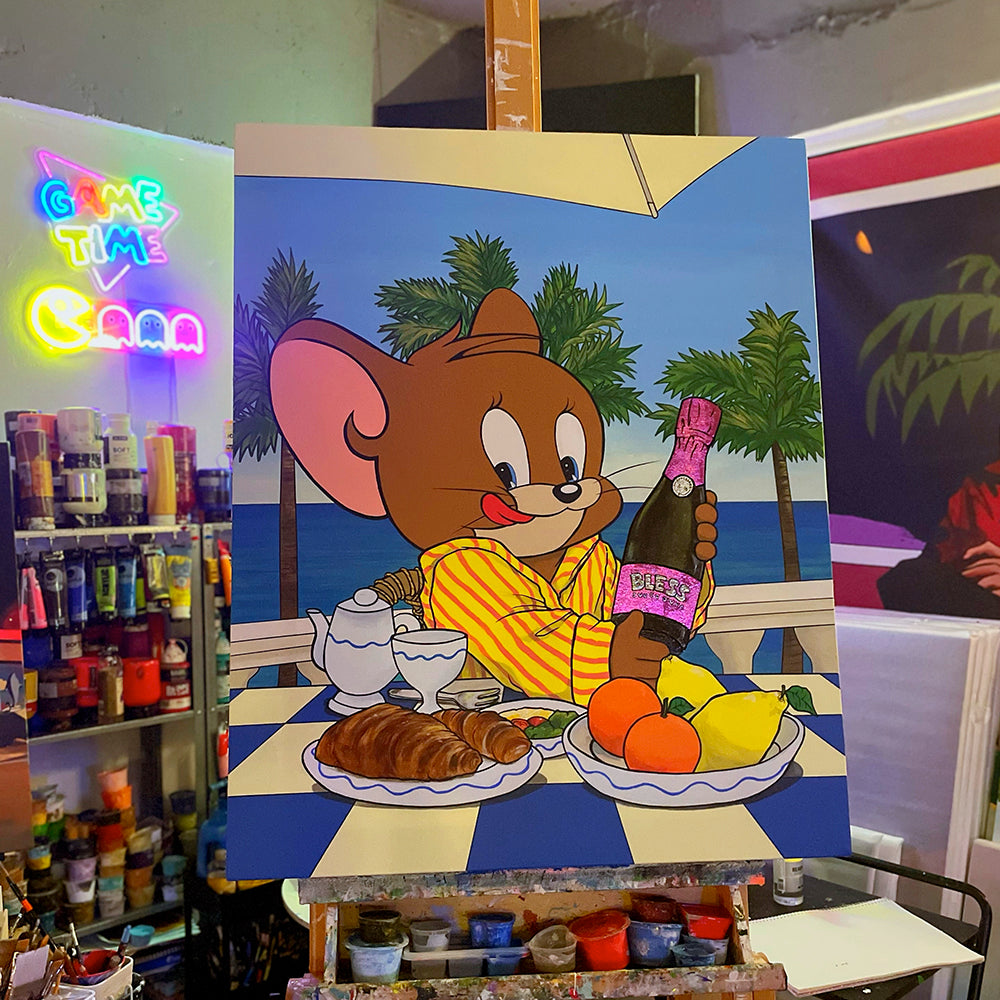 'Top of the morning to you' original painting