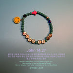 your faovirte Bible verse series ' John 14:27 bracelet '