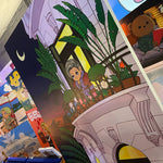 Tropical night original painting