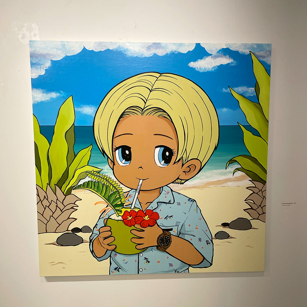 'Beach day' original painting