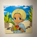 'Beach day' original painting