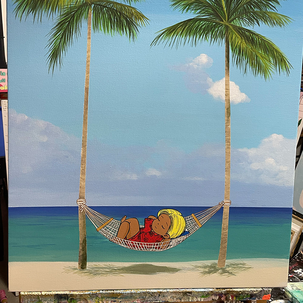 'Paradiso' (Peacefulness) painting