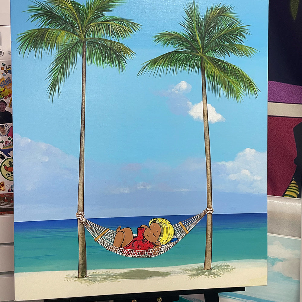 'Paradiso' (Peacefulness) painting