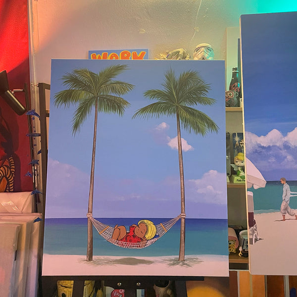 'Paradiso' (Peacefulness) painting