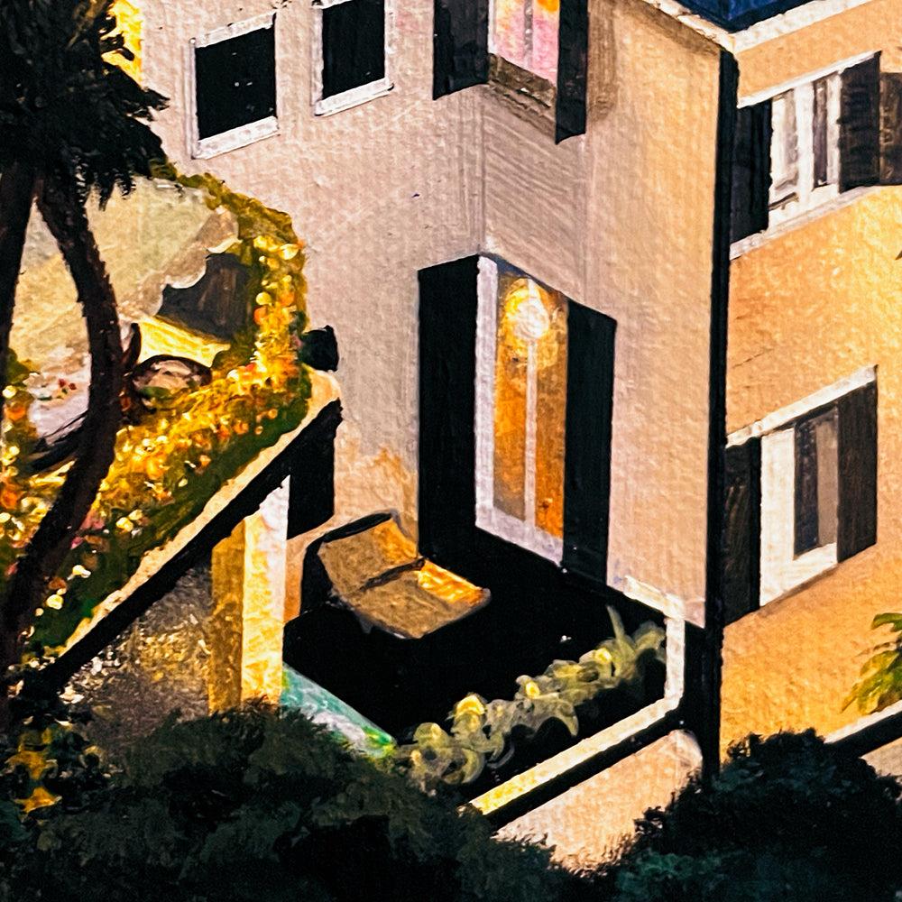 'Portofino night' original painting