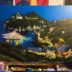 'Portofino night' original painting