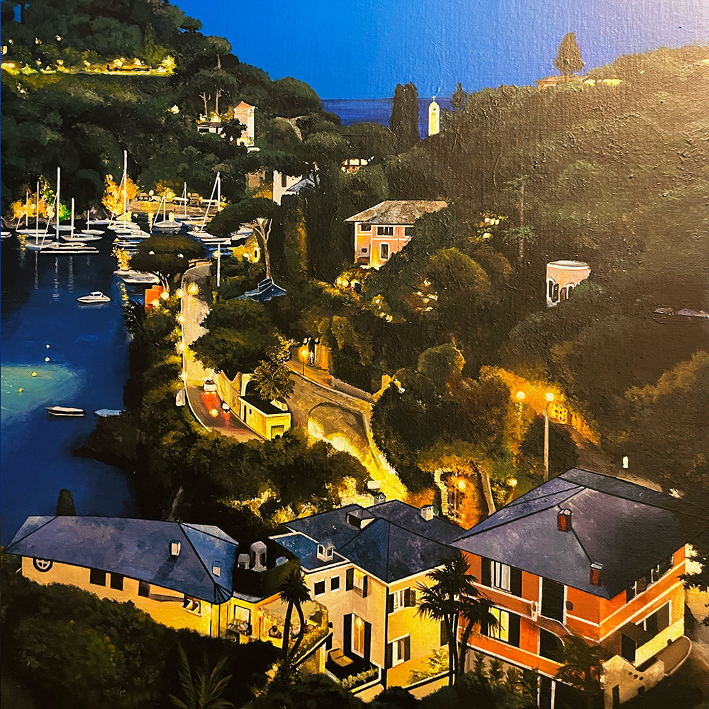 'Portofino night' original painting