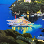 'Portofino night' original painting