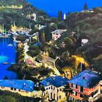'Portofino night' original painting