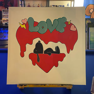 SNOOPY 'LOVE' original painting