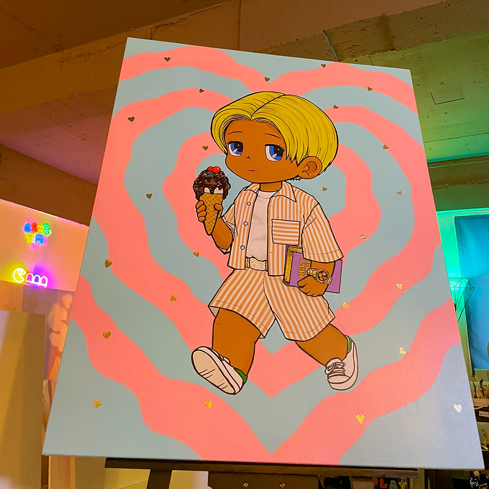 'Sunday(Sundae) blessings' painting