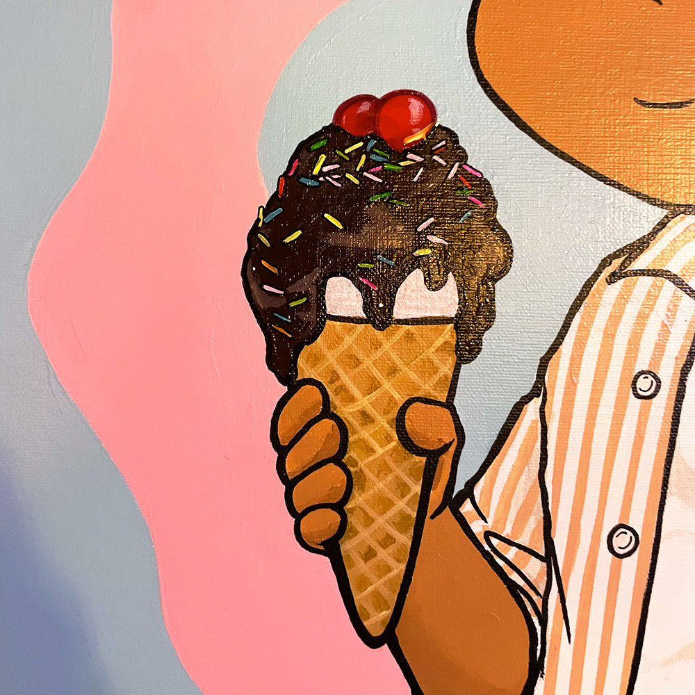 'Sunday(Sundae) blessings' painting