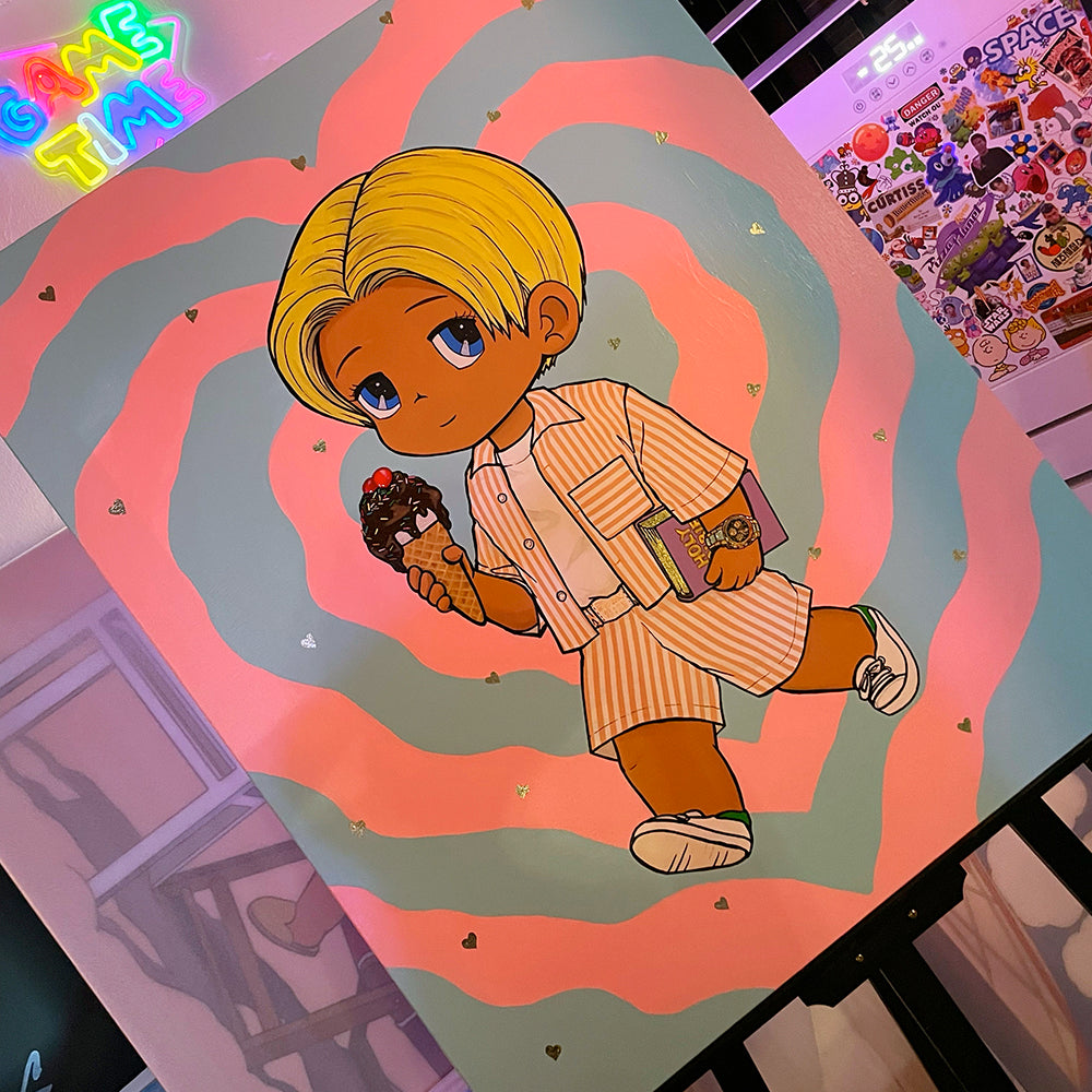 'Sunday(Sundae) blessings' painting