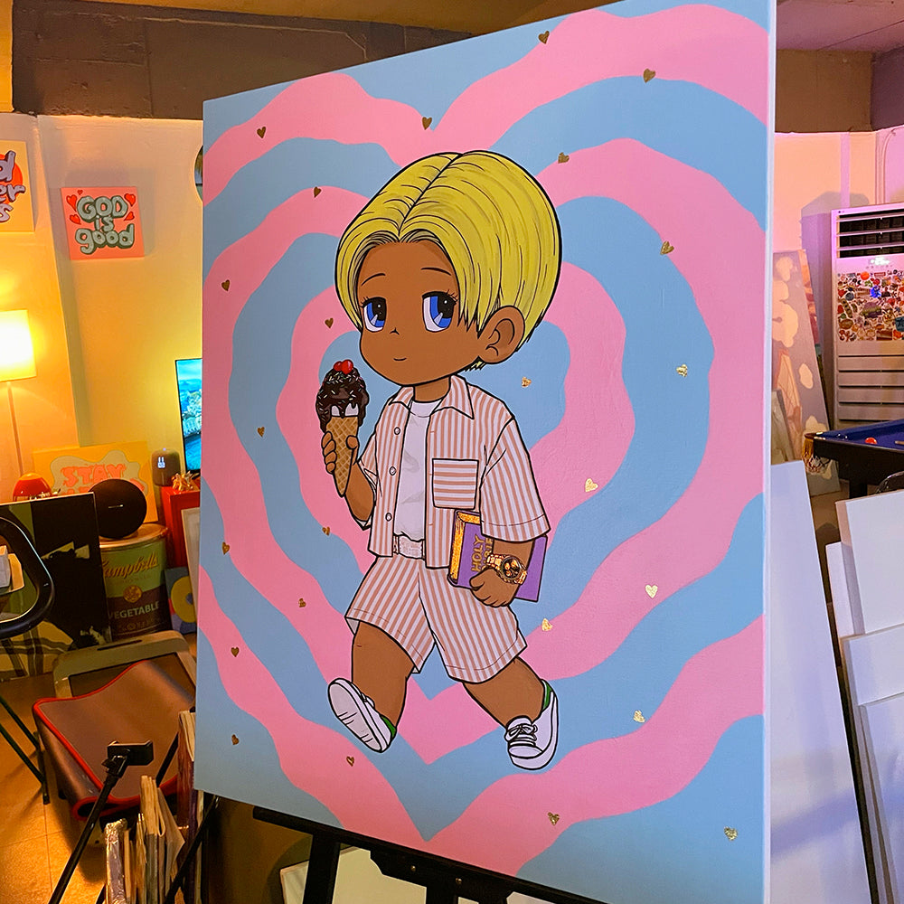 'Sunday(Sundae) blessings' painting