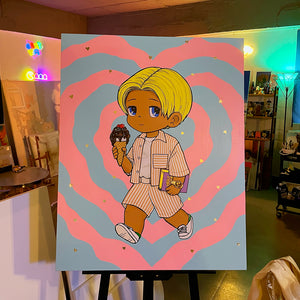 'Sunday(Sundae) blessings' painting