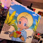 'Beach day' original painting