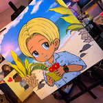 'Beach day' original painting