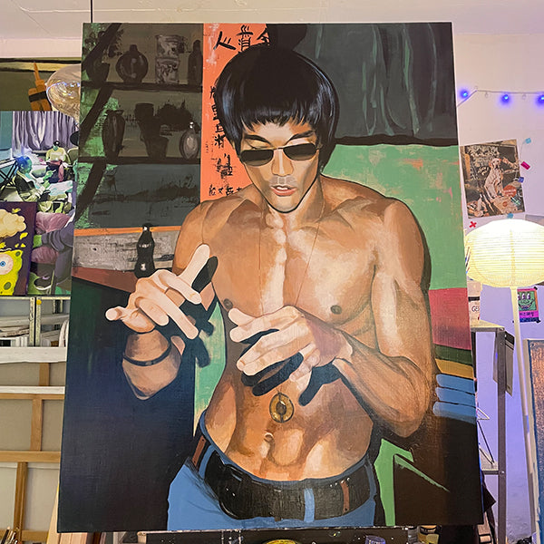 BRUCE LEE ORIGINAL PAINTING