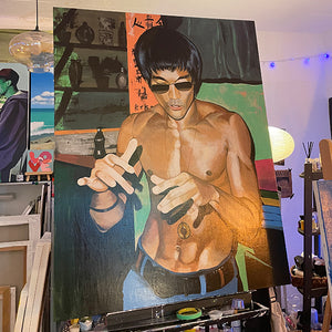 BRUCE LEE ORIGINAL PAINTING