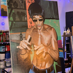 BRUCE LEE ORIGINAL PAINTING